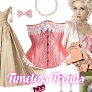 Timeless Trends Victorian Creme Extreme Corset
